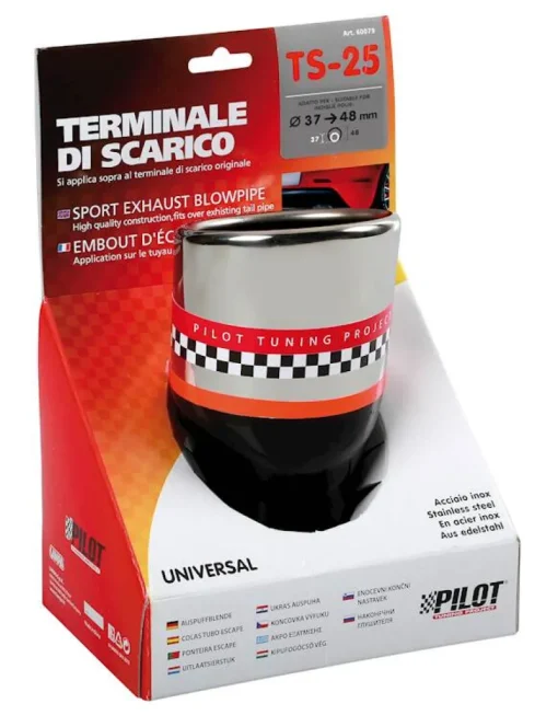 Euro Shop RVS Uitlaatsierstuk TS-25