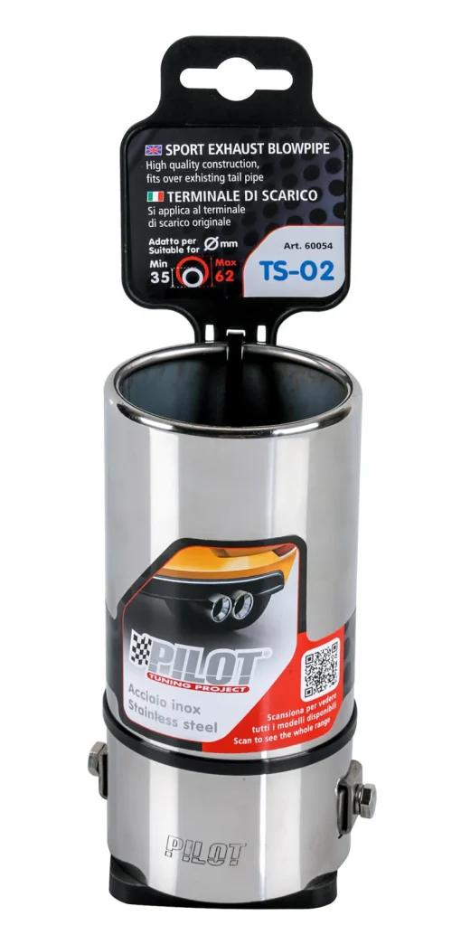 Euro Shop RVS Uitlaatsierstuk TS-02