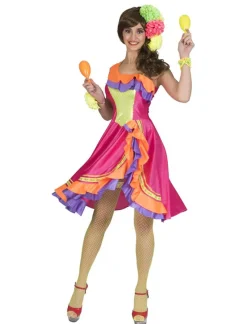 Euro Shop Samba Jurk Carribean Cindy - Maat 40/42