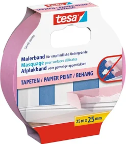 Tesa Schilderstape Precison Sensitive roze 25 m x 25 mm
