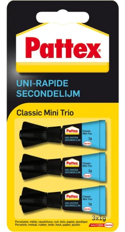 Pattex Secondelijm classic mini trio