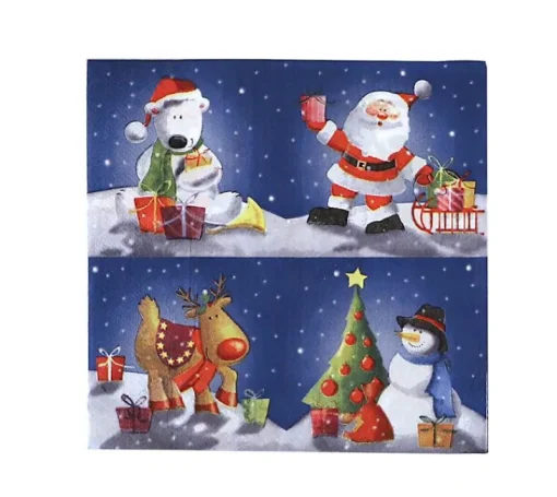 DDD Servetten Kerstmis 33X33 cm 20 Stuks