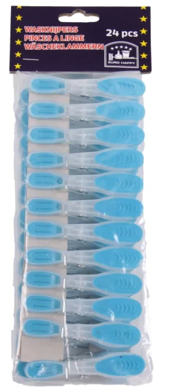 DDD Set 24 plastieken wasknijpers