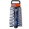 Work Plus Set dopsleutels 19 x 1/2''