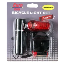 Euro Cycle Set extreme voor + achter led