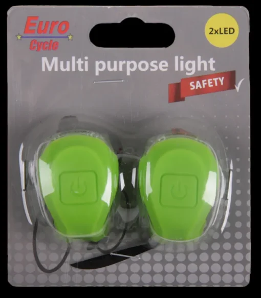 Euro Cycle Set green voor + achter led
