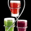 DDD Set of 6 appetizer glasses with stand