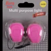 Euro Cycle Set pink voor + achter led