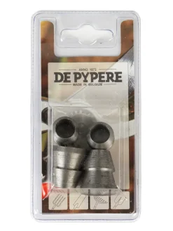 De Pypere Set ronde metalen spiëen