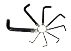 WL Set zeskantsleutels 8 x 1,5 - 10 mm