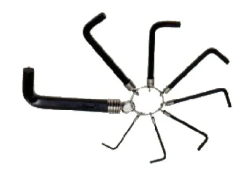 WL Set zeskantsleutels 8 x 1,5 - 10 mm