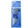 Work Plus Set zeskantsleutels kogelkop CV 9 stuks