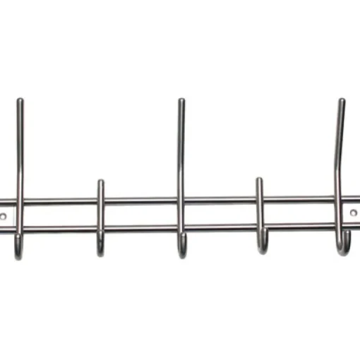 Linea Bertomani Sierhaak 2 kleine + 3 grote haken inox
