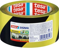 Tesa Signalisatietape 66 m x 50 mm geel-zwart