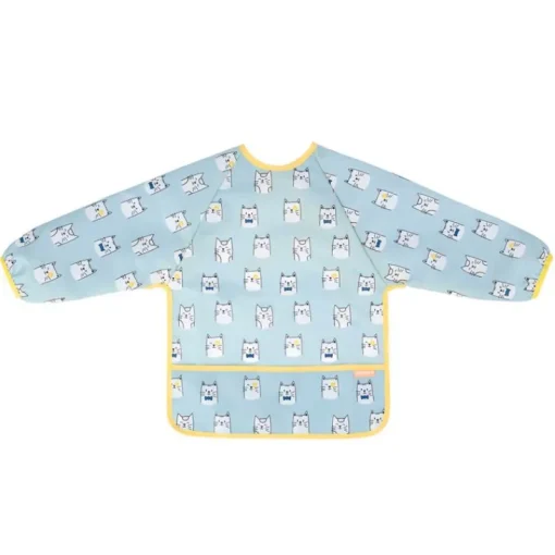 Badabulle Slab lange mouw afwasbaar blauw