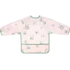 Badabulle Slab lange mouw afwasbaar roze