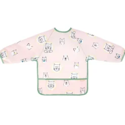 Badabulle Slab lange mouw afwasbaar roze