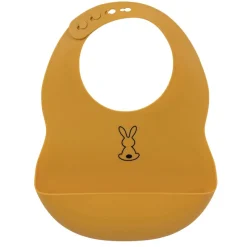 Nattou Slabbetje Silicone Oker