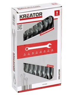 Kreator Sleutelset mix 8-19 mm 8 stuks