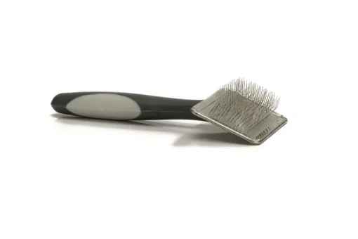 Beeztees Slickerborstel kat middel grijs 16,5 cm