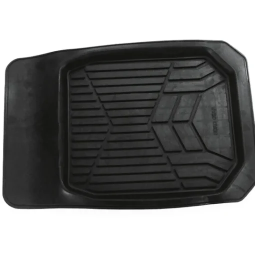 Carpoint Sneeuwmat zwart rubber 74 x 50 cm