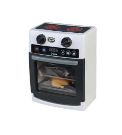 DDD Toys Speelgoed Oven - Wit/Grijs
