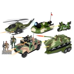 DDD Toys Speelset legervoertuigen