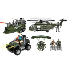 DDD Toys Speelset legervoertuigen