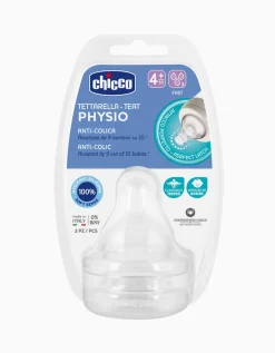 Chicco Speen Silicone Anti-Koliek 4M+ x2