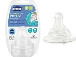 Chicco Speen Silicone Anti-Koliek 0M+ x2