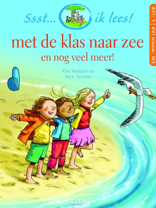Deltas Ssst... Ik Lees! - Met de klas naar zee. leesboek AVI 1