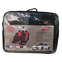 Euro Car Stoelhoesset De Luxe Rood