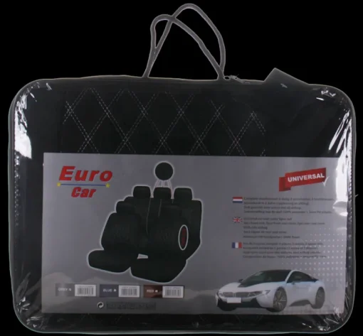 Euro Car Stoelhoesset Sport Grijs