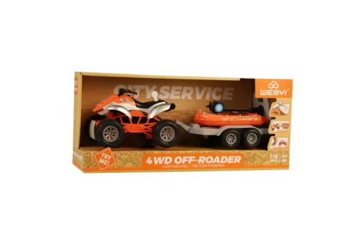 DDD Toys Strandquat met Boot - Speelset