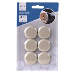 DDD 6 stuks meubelglijder 35 mm beige