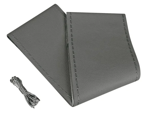 Euro Shop Stuurovertrek Leder Grijs 37-39cm