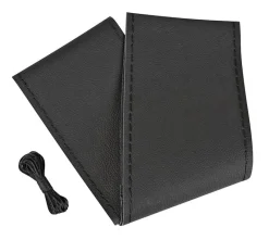 Euro Shop Stuurovertrek Leder Zwart 37-39cm