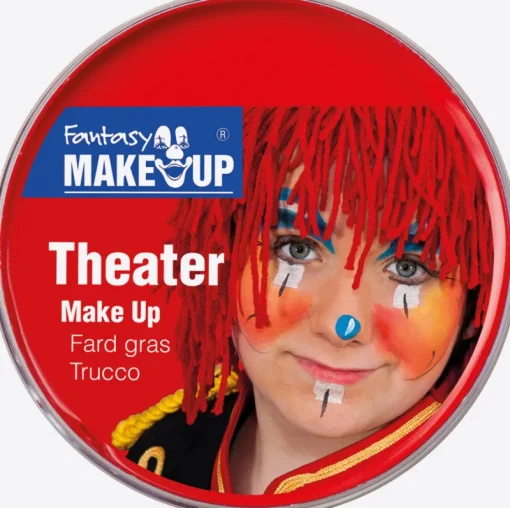 Partyline Theater Make-Up Rood - 25 gr