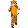 Kinderen Euro Shop Tijgerpak Onesie Kind - 3-4 jaar