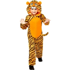 Kinderen Euro Shop Tijgerpak Onesie Kind - 3-4 jaar