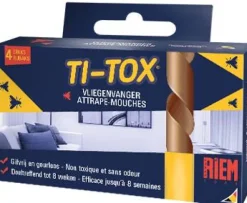 Riem Ti-Tox vliegenvanger - 4 stuks