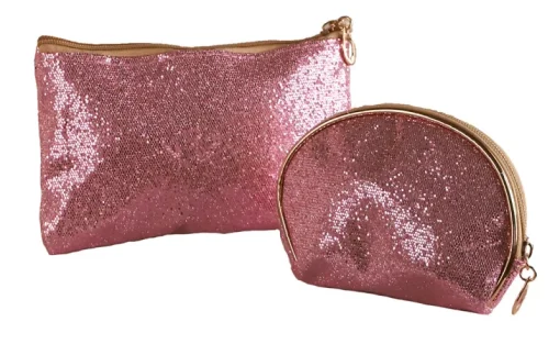 DDD Toilettas + mini roze glitter