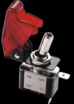 Race Sport Top Gun LED schakelaar rood