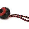 Beeztees Tpr tire bal slingerkoord zwart / rood