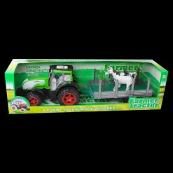 DDD Toys Tractor met dieren en kar