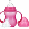 Nuby Trainingsfles 240ml pink