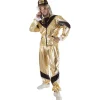 Euro Shop Trainingspak 80ies Sporty Simon Heren - goud/zwart - Maat 60/62