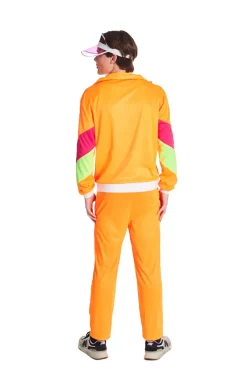 Partyline Trainingspak Man Fluo - Oranje/geel - Maat 52
