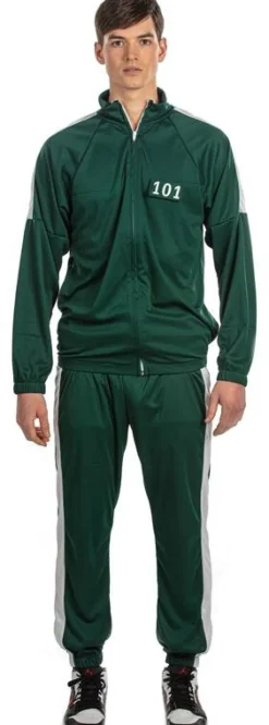 Partyline Trainingspak Speler Squid Game - Groen - Maat 40