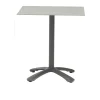 DDD Tuintafel vierkant Janna - L70xB70xH72cm - Aluminium - Lichtgrijs